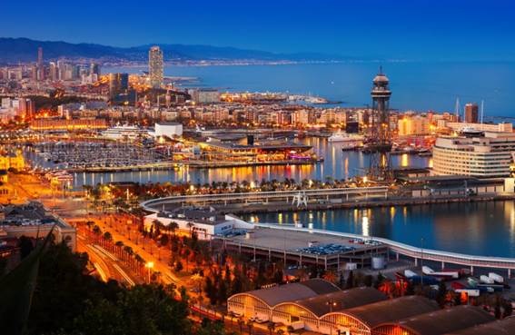 Panoramabild von Barcelona - Haartransplantation in Barcelona