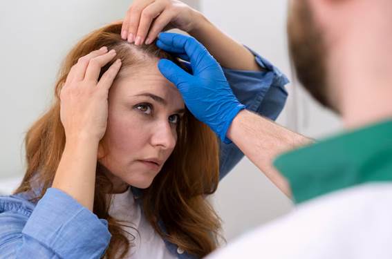 Veränderungen der Haarstruktur