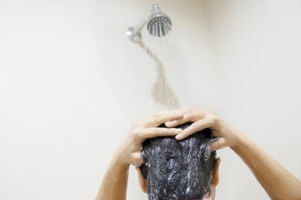 Verwendung von heißem Wasser